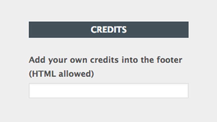 footer credits